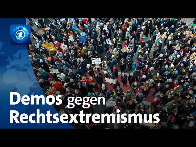 Demonstrationen gegen Rechtsextremismus