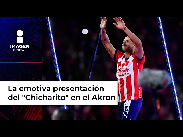 'Chicharito' se conmueve hasta las lágrimas en su presentación con Chivas