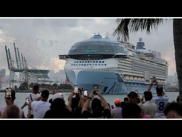 7.600 Reisende in Miami: Größtes Kreuzfahrtschiff der Welt "Icon of the Seas"