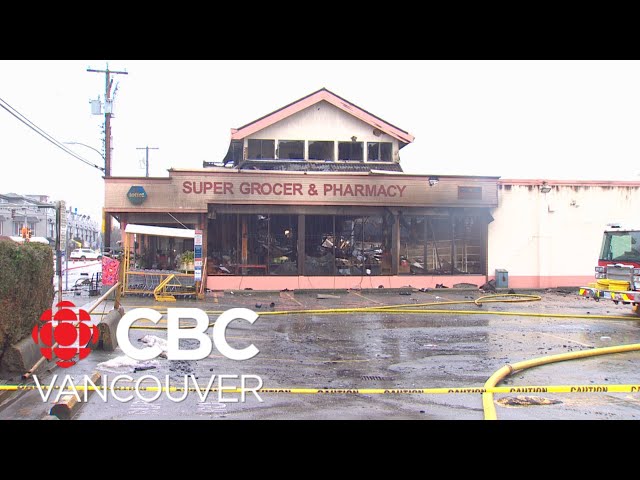 Fire guts long-standing supermarket in Steveston