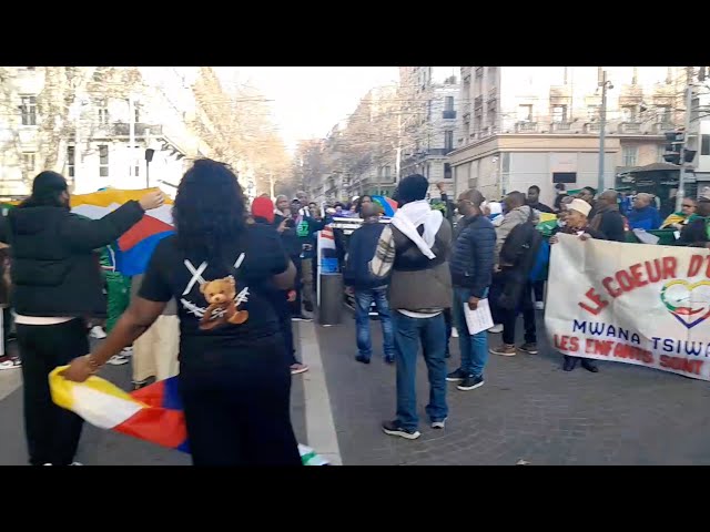 ⁣Mandamano à Marseille contre le régime Azali