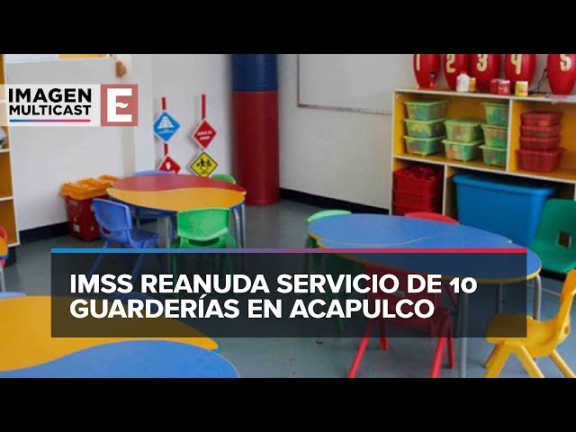 IMSS reabrirá en febrero guarderías afectadas por huracán ‘Otis’ en Guerrero