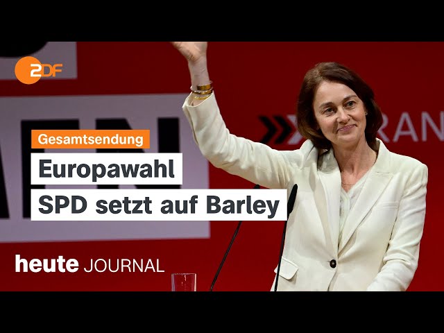 heute journal vom 28.01.2023 FDP und SPD vor Europawahl, CDU-Landrat in Thüringen, Gazastreifen