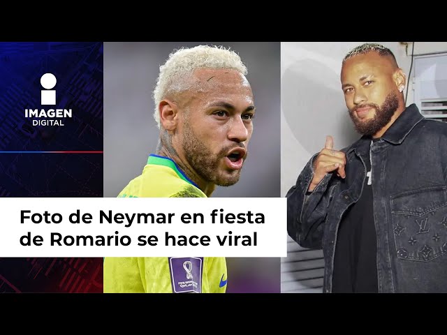 Foto de Neymar en fiesta de Romario se hace viral