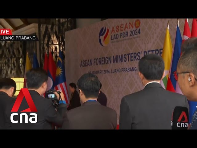 Watch as Myanmar's military sends first senior official to an ASEAN meeting since 2021 coup