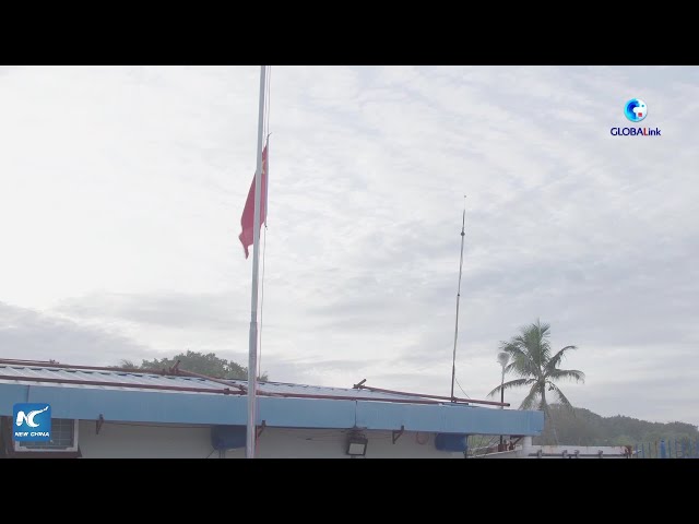 GLOBALink | Chinese national flag raised in Nauru after nearly 19 years of hiatus