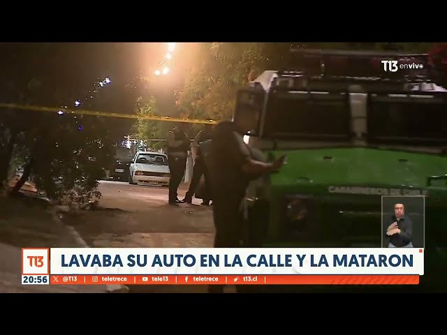 Mujer lavaba su auto en La Legua y la mataron