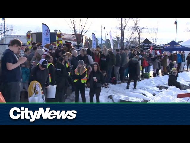 14th annual Polar Plunge supporting athletes competing in the special Olympics