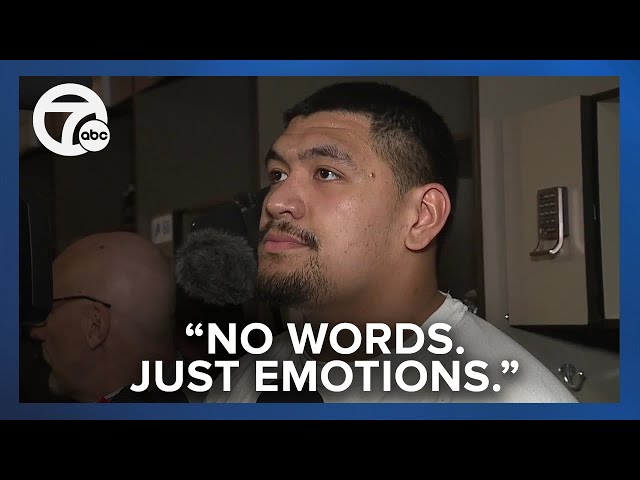 Detroit Lions OT Penei Sewell speaks on NFC Championship loss