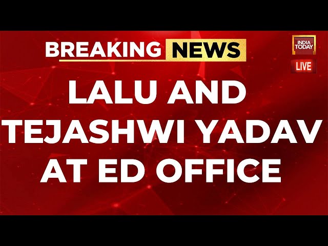 Bihar News LIVE: Lalu Yadav At Probe Agency's Office For Questioning In Land-For-Job Case |LIVE