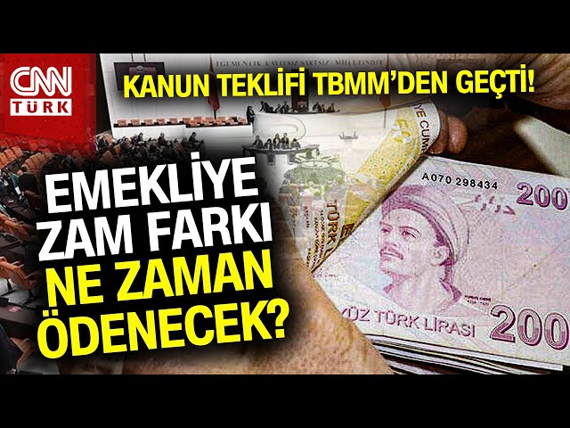 Tarih Belli Oldu! Emekliler Ek Zam Farkını Ne Zaman Alacak? #Haber