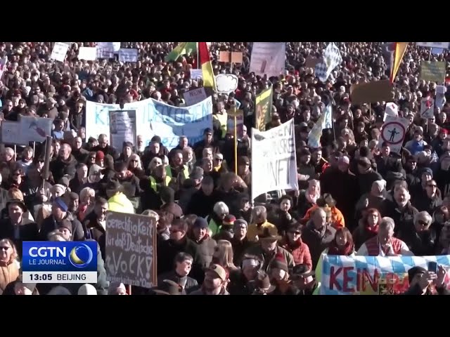 Des milliers de personnes manifestent à Munich contre les hausses d'impôts