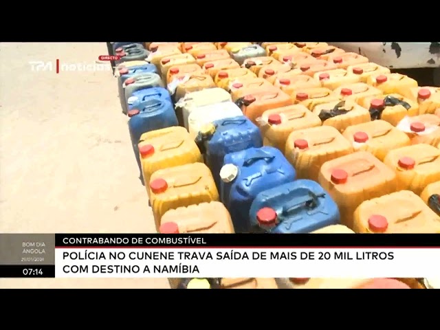 Contr. de combustível - Polícia no Cunene trava saída de mais de 20 mil litros com destino a Namíbia