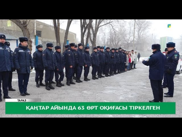 ⁣Қаңтар айында 63 өрт оқиғасы тіркелген