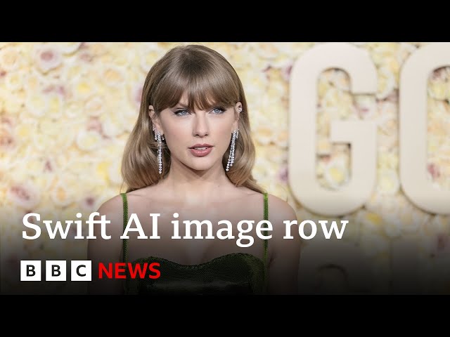 X blocks searches for Taylor Swift after explicit AI images | BBC News