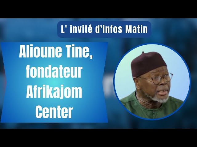 L'invité d'infos matin : Alioune Tine, fondateur Afrikajom Center