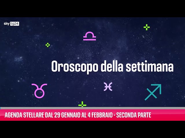 ⁣Agenda stellare 29 gennaio 4 febbraio - Seconda parte