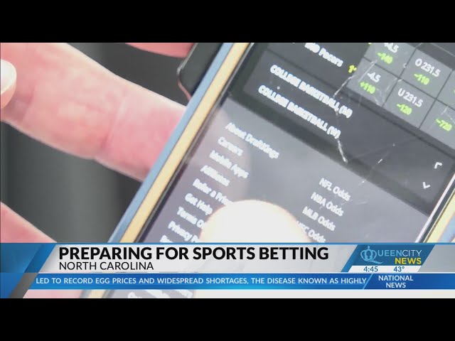 North Carolina sports betting kicking off March 11