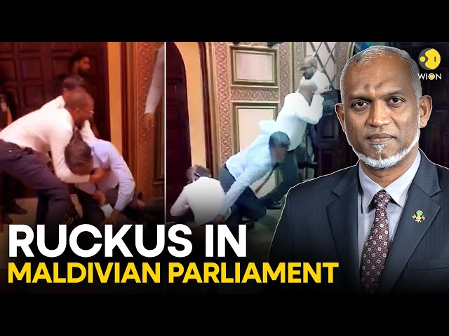 Maldives Parliament ruckus LIVE: Maldivian MPs trade blows inside the Parliament | WION LIVE