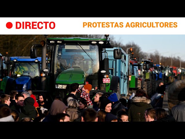 FRANCIA  EN DIRECTO: Los AGRICULTORES llaman a BLOQUEAR PARÍS en otra jornada de PROTESTAS | RTVE