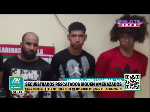 Barberos rescatados de secuestradores continúan siendo amenazados