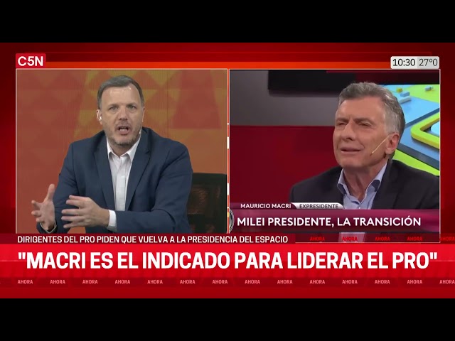 DIRIGENTES del PRO PIDEN que MACRI VUELVA a la PRESIDENCIA del ESPACIO