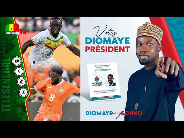 [LIVE] Sonko trace la voie à suivre et confirme Diomaye, Sénégal Côte d´ivoire match....