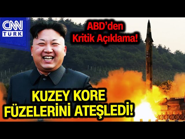 ABD Şokta! Kuzey Kore Füzeleri Ateşledi... #Haber