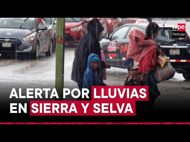 Senamhi alerta lluvias en la sierra y selva | El Tiempo 29-01-2024