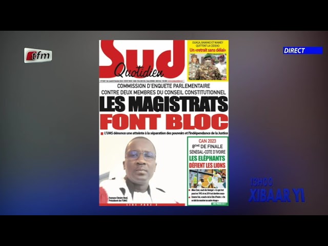 Revue de Presse du 29 Janvier 2024 présenté par Mamadou Mouhamed Ndiaye