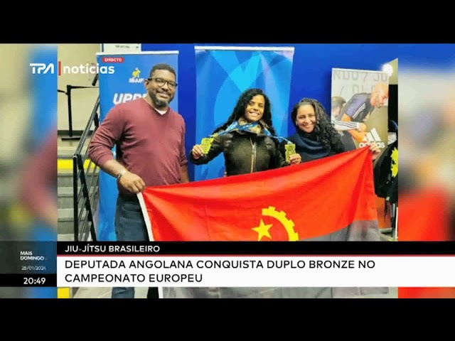 Deputada Angolana conquista duplo bronze no campeonato europeu