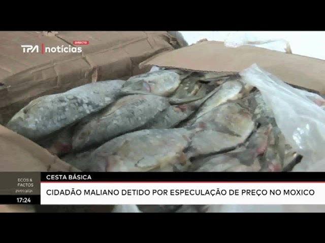 Cesta básica  - Cidadão Maliano detido por especulação de preço no Moxico