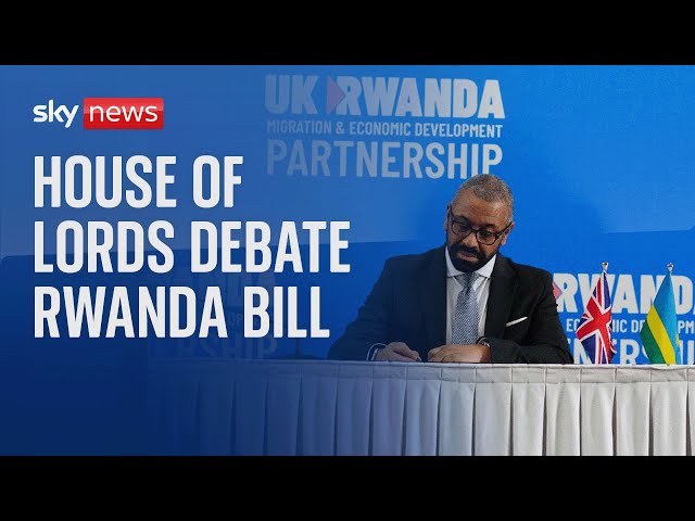 Watch live: House of Lords debate Rwanda bill