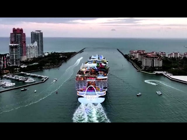 Icon of the Seas | World's largest cruise ship departs on maiden voyage