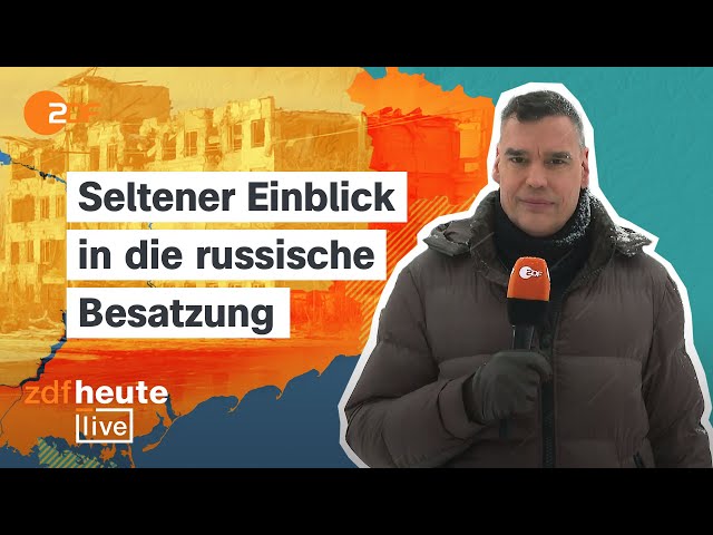 Unterwegs in Mariupol: Sinnbild russischer Brutalität im Krieg | ZDFheute live