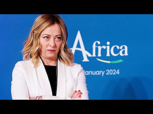 Italy’s Giorgia Meloni opens Africa summit with plan to curb migration and boost development