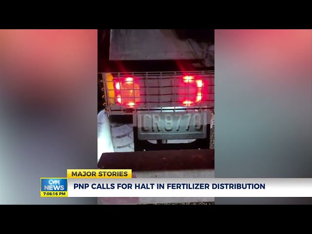 PNP Calls for Halt In Fertilizer Distribution, Suspected Vote Buying | News | CVMTV