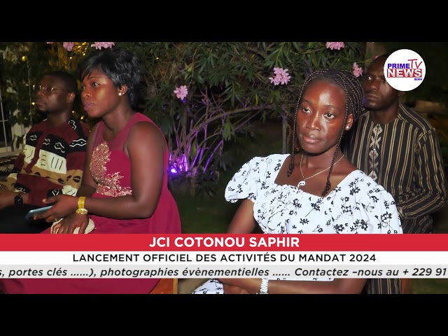 JCI Cotonou SAPHIR : Les activités pour le compte du mandat 2024 officiellement lancées.