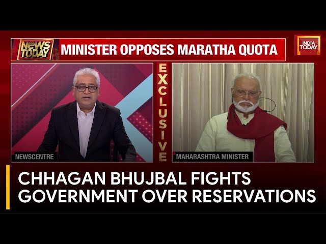 Chhagan Bhujbal Exclusive | Maharashtra Minister Challenges Own Government Over OBC Reservation