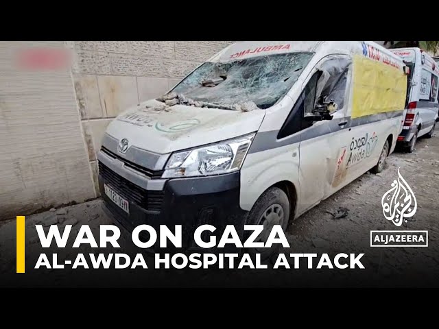 War on Gaza: Israeli air strikes ravage al-Awda hospital in Jabalia