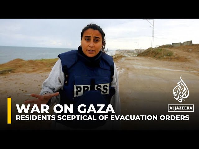 Gaza residents skeptical of Israeli evacuation orders