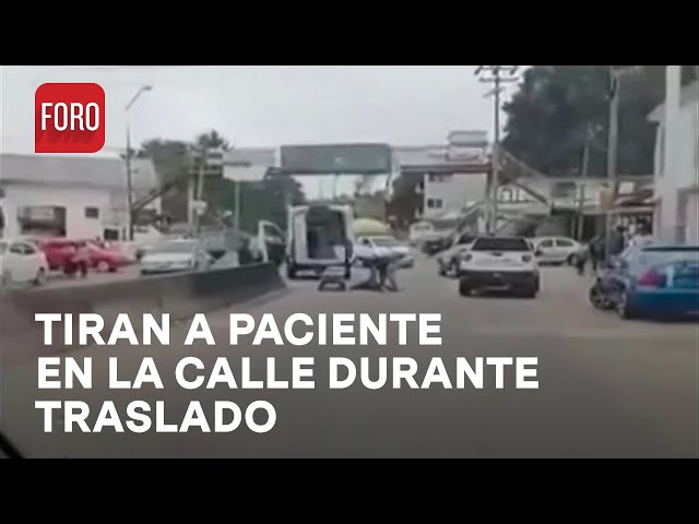 Paciente cae de ambulancia que lo trasladaba en Chiapas - Noticias Mx