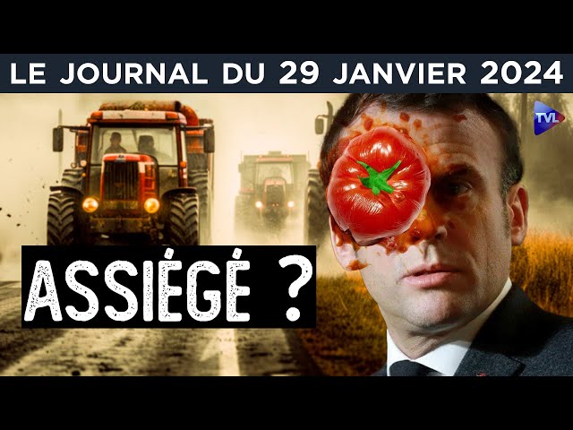 Colère des agriculteurs : Macron acculé ? - JT du lundi 29 janvier 2024