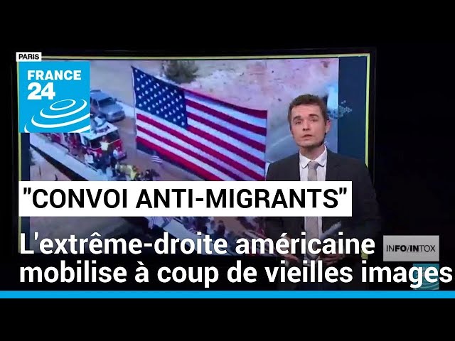 Ces camions n'appartiennent pas à un "convoi anti-migrants" • FRANCE 24