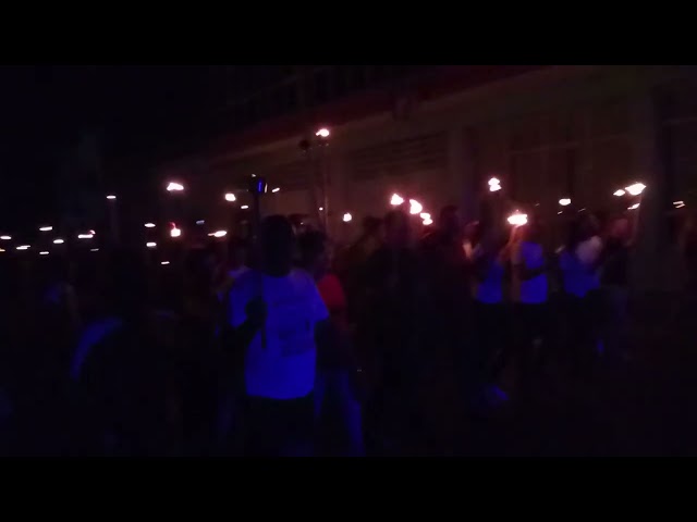 Marcha de las Antorchas iluminó #LasTunas