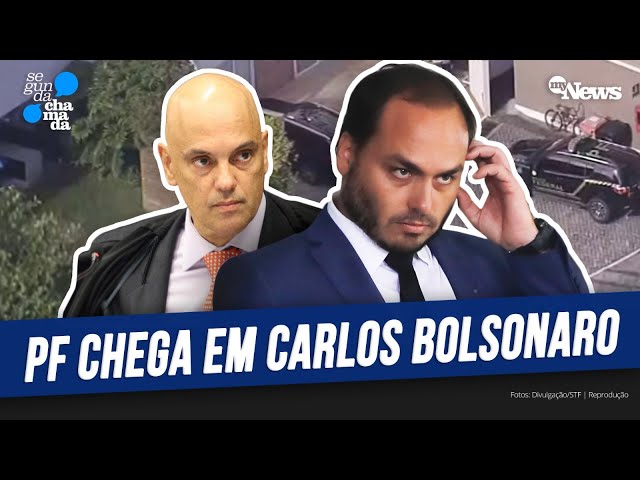 CARLOS BOLSONARO É ALVO DE BUSCAS NO CASO DA ABIN | CELULAR E COMPUTADORES SÃO APREENDIDOS EM ANGRA