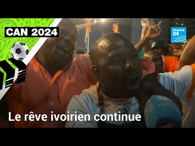 CAN 2024 : les supporters ivoiriens fêtent leur qualification en quart de finale • FRANCE 24