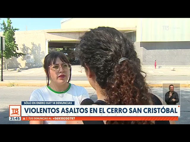 Asaltos en Cerro San Cristóbal: Menores de edad usan armas para robar bicicletas