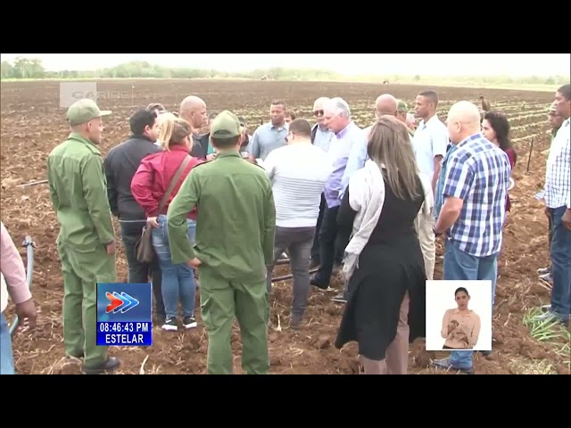 Presidente de Cuba recorre áreas productivas y sociales habaneras