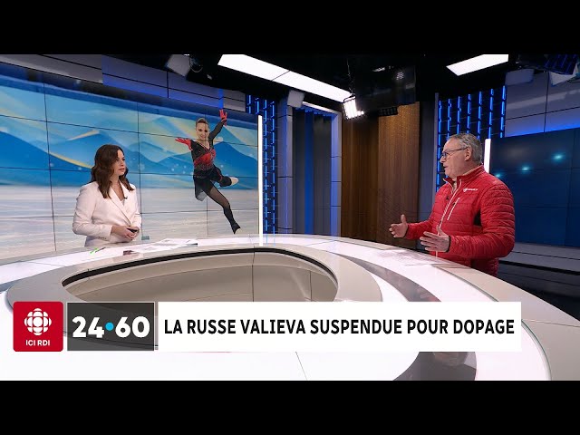 ⁣24•60 | La patineuse russe Valieva suspendue pour dopage